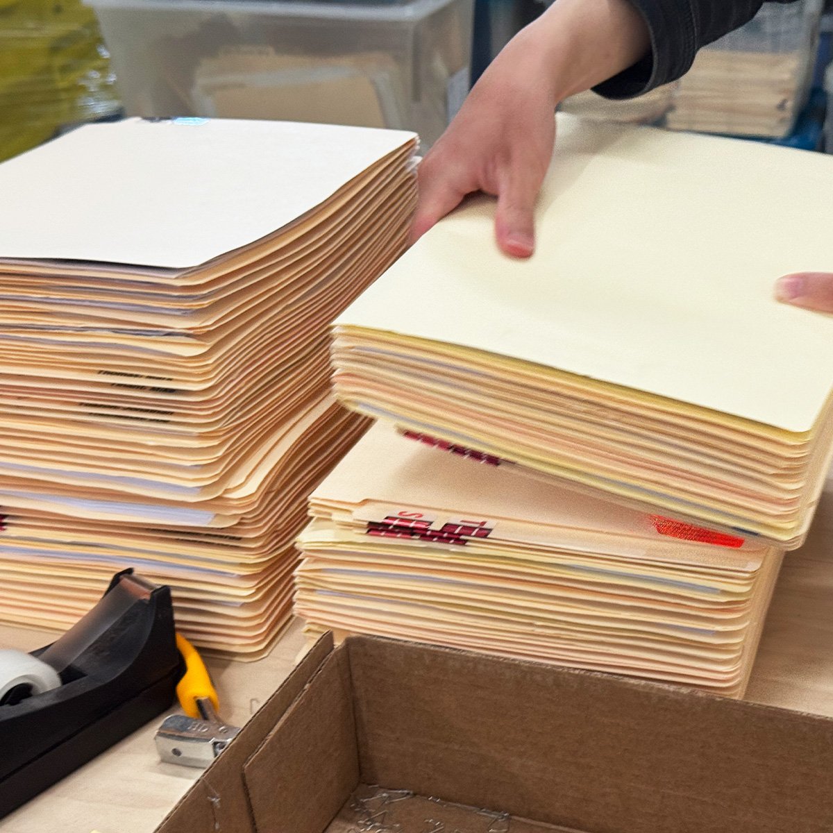 filling HIPAA docs for archiving services